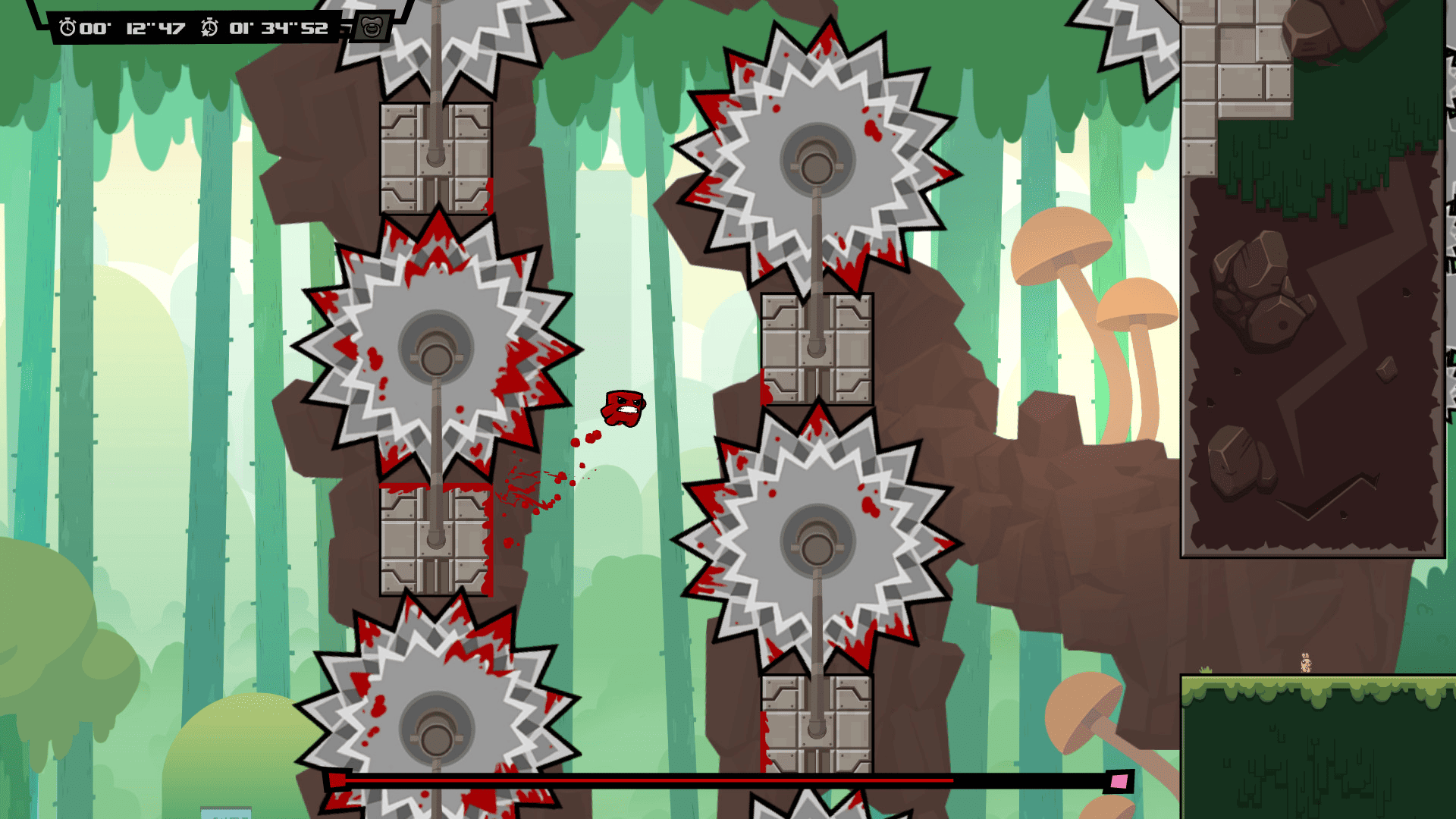 Super Meat Boy Forever Screenshot