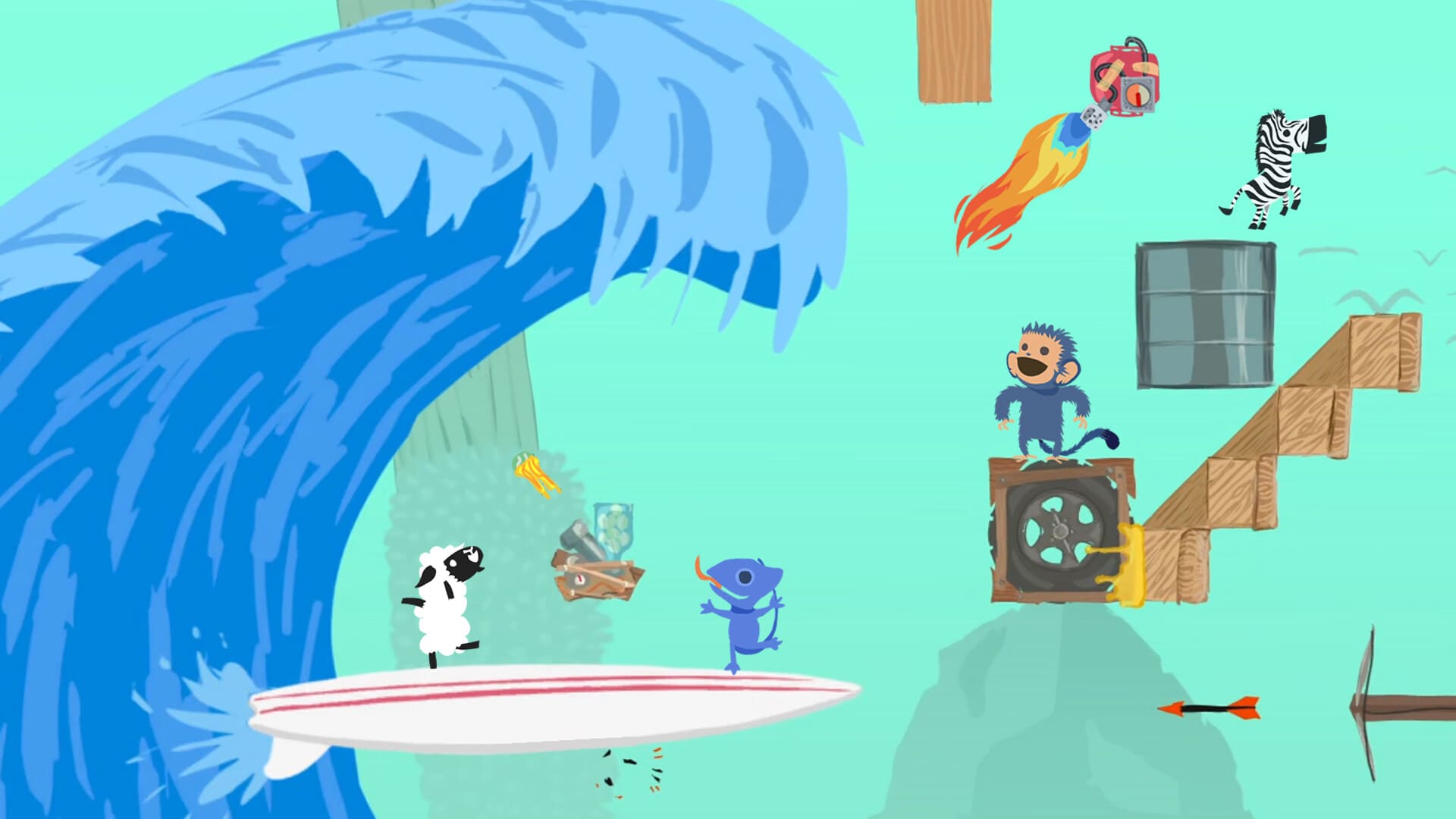 Ultimate Chicken Horse Screenshot