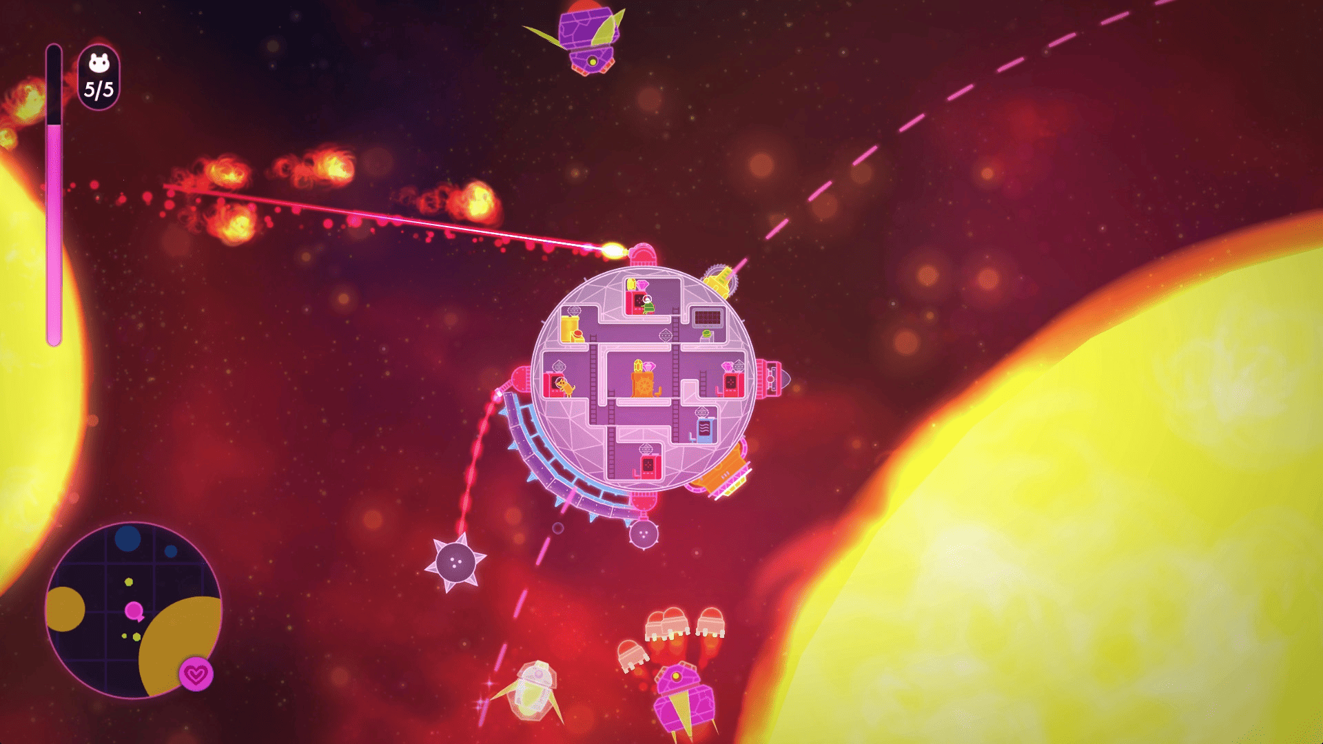 Lovers in a Dangerous Spacetime Screenshot