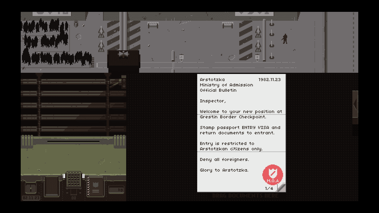 Papers, Please Screenshot