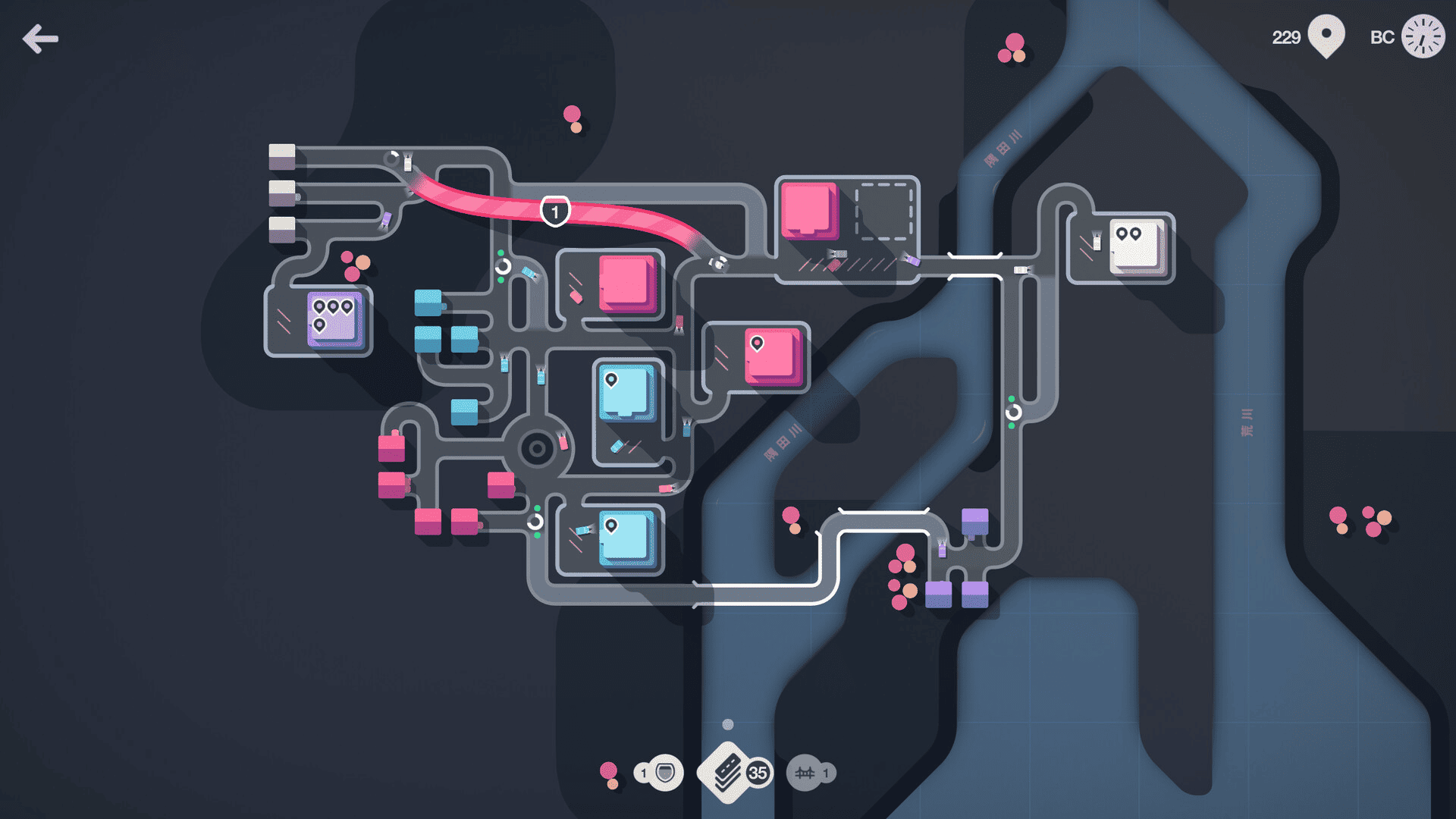Mini Motorways Screenshot